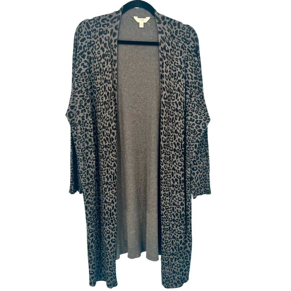 Leopard Print Cardigan - Size 2X (20W-22W)